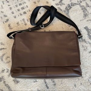 Coach | Genuine Leather Brown Messenger Laptop